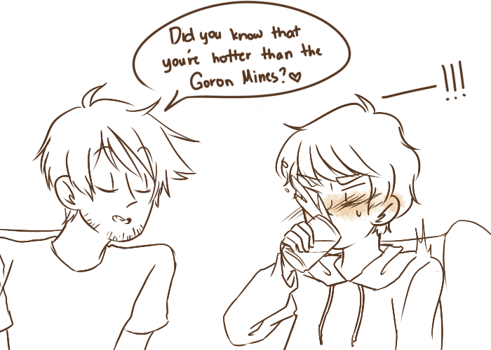 weiweipon:  geoff is tired of your shit guys zelda pick-up line sent by holymozzarella /o/