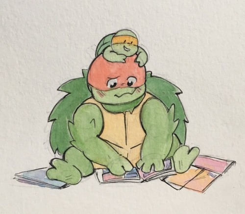 stuffedart:Last few Tmnt arts for now ♪( ´▽｀)