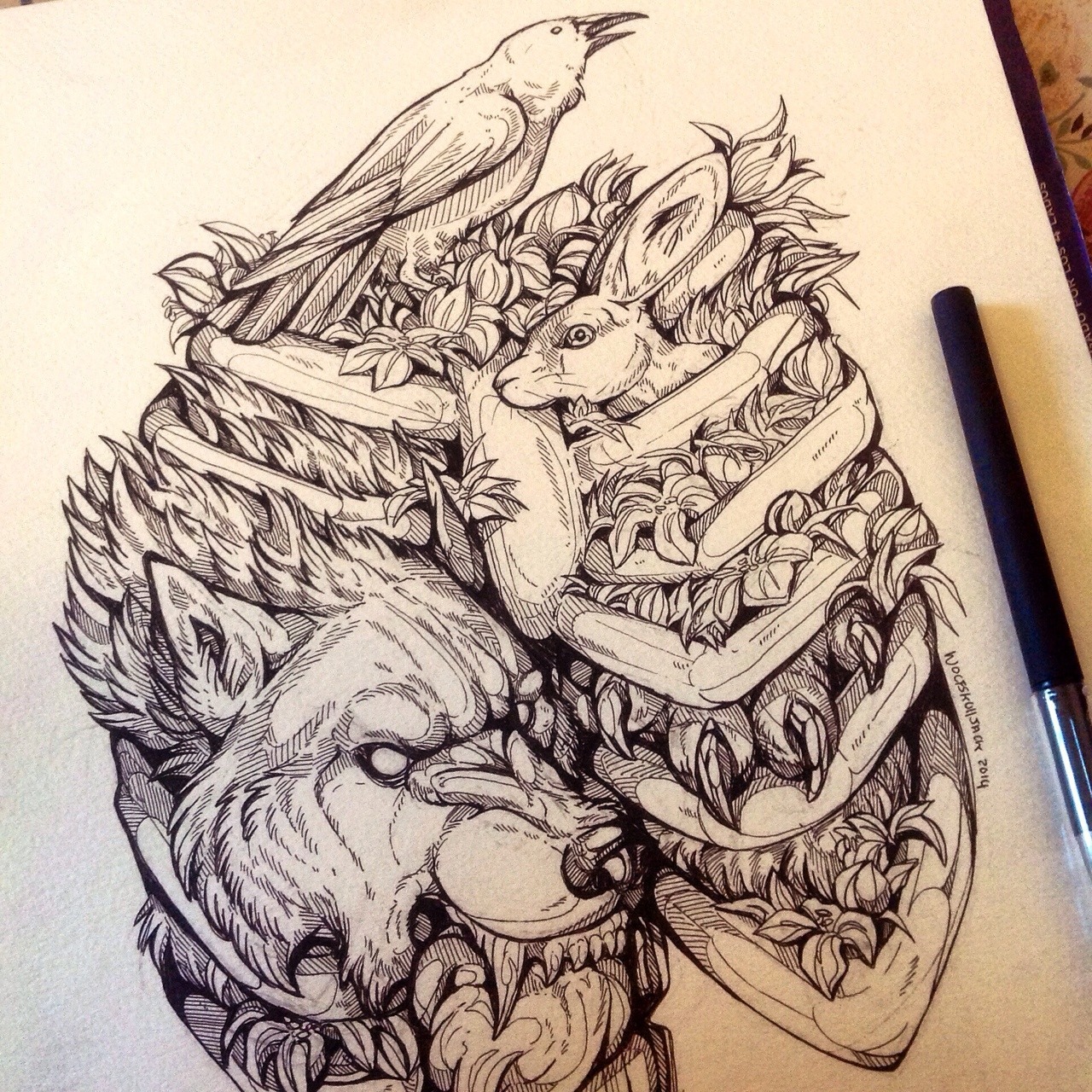 wolfskulljack:  Some pieces that I did last year are now on SALE! Eat the Rude has