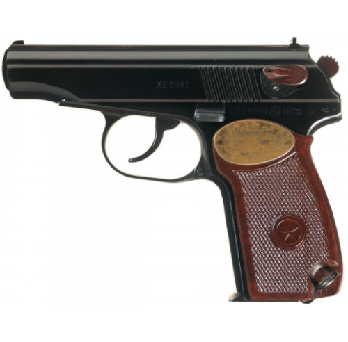 Cased presentation Makarov pistol from Fidel Castro to Colonel Carlos Diez Conseco, 1974.from Rock I