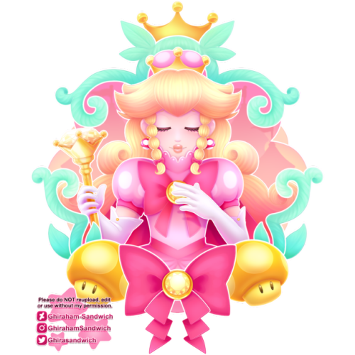 Here are all my Peachette drawings! I might make them into stickers and other prints :D