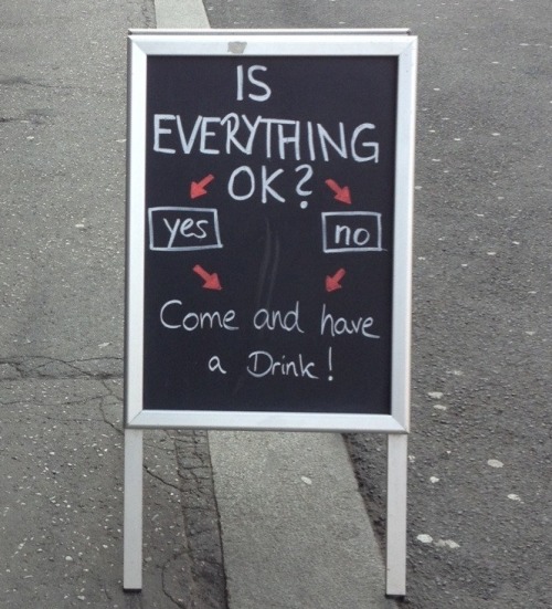We can either help you celebrate, or we can commiserate