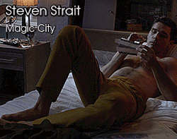 el-mago-de-guapos:  Steven Strait with Jessica Marais Magic City 