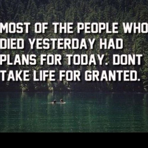 DAMN! This really opened my eyes. How are YOU going to seize the day? #lifeisshort #carpediem