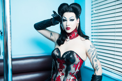 Violet Chachki at Steven Klein and Fetish 67′s Art Basel party at the Standard Spa, Miami; Dec