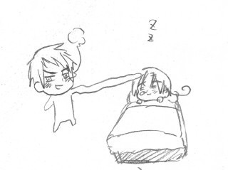 titansdemise:  You see. I love Hetalia. A lot.  The drawings by Himaruya are amazing   and sometimes pretty good   But then other times you wonder what even happened that caused Hima to even think of drawing that…       