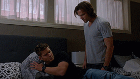 coldhands-warmpsychosis:   This has to be one of the best things ever.  Jensen was really asleep when they filmed this, and you can completely read what’s going through his mind. It’s like:         