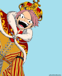 yellowflxshofkonoha:  King Natsu!