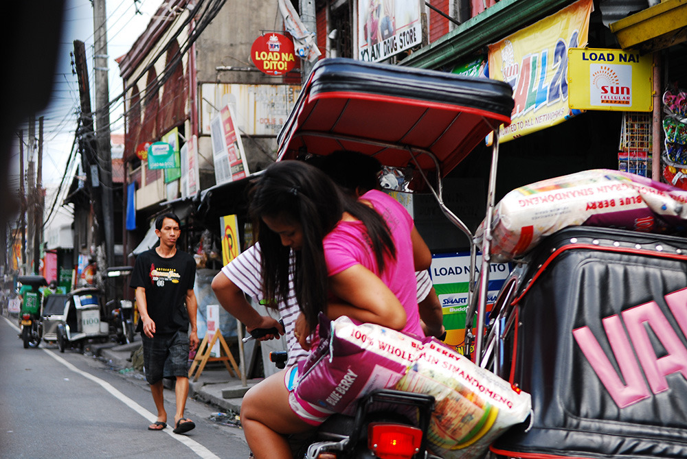 Angeles City Clark — Bags Of Rice Are On This Trikes