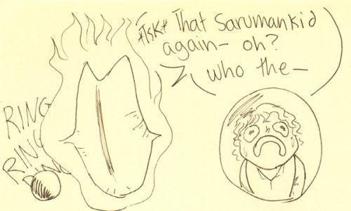 lauren-draws-things: I hate it when I accidentally call Sauron.