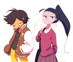 rambamboo:  high school au which i love 