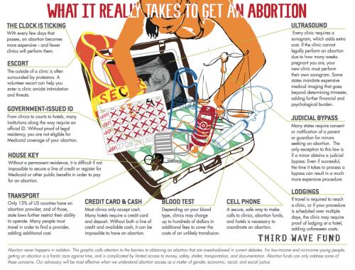 little-a-publichealth:From here-thirdwavefund.org/abortion-infographic.html