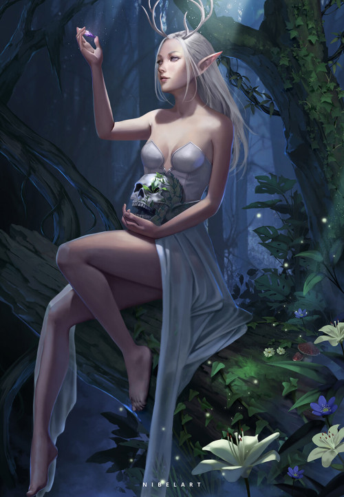  Sylviendre-Fey of Spring [Com]Nibelart . https://www.artstation.com/artwork/XBmgyY