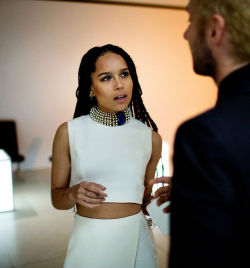 kingofcouture:  Zoe Kravitz at &lsquo;Guggenheim International Gala - made possible by DIOR&rsquo; 