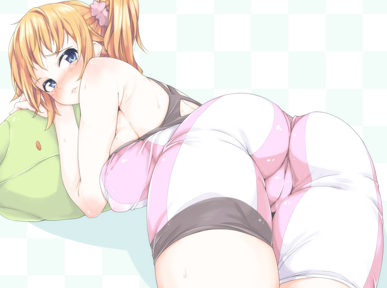 trin76:  ass bike shorts cameltoe erect nipples gundam gundam build fighters gundam
