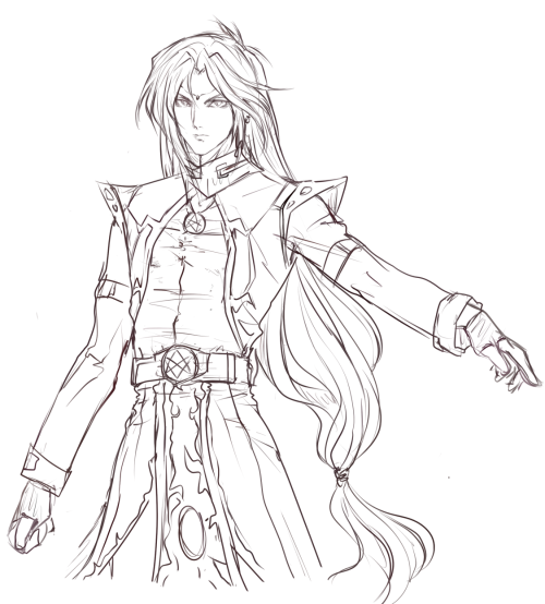 owlteria: Re-design sketch of Dartz for the Doma AU. 