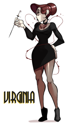 apselene:  Concept for my Skullgirls oc Virginia!