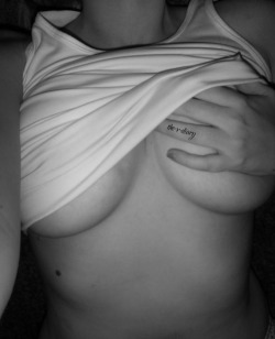 the-v-diary:So it’s Topless Tuesday. It’s not really topless, but this is as confident as I get… Enjoy! :)