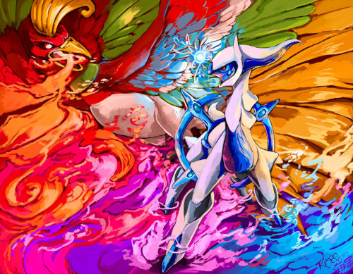 pokemonpalooza: LEGENDARY RAINBOWS by *technofortomcats