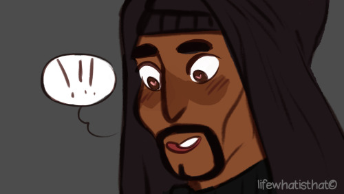 lifewhatisthat:  O k but  imagine that this happened during a battle  i can bet you on anything that gabe would drop everything and go cuddle his pup pup 