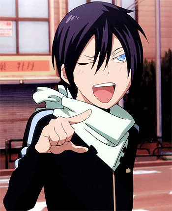 dreaming-of-tokyo:Yato being a dork ( ಠ◡ಠ ) Noragami - Episode 10