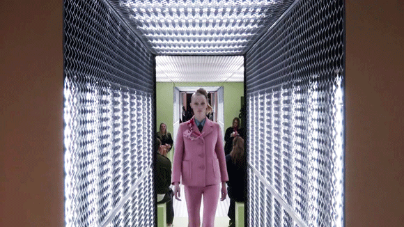messgala:  Julia Nobis closes Prada A/W 15