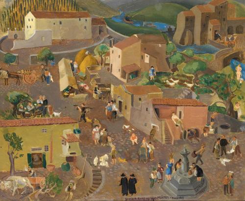 Sigrid Wallert (Nov. 24, 1890 - 1970) was a Swedish painter who spent most of the 1920s in Italy, an