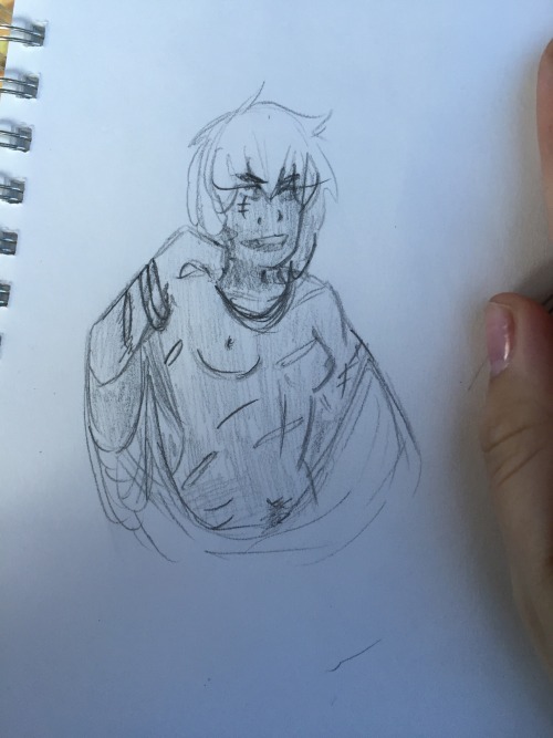 jackatlas:when there’s only bad lighting but here he is my titty King (not a genderbend, obviously, 