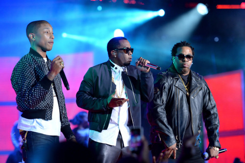 fuckyespharrell:  With Diddy & Busta Rhymes