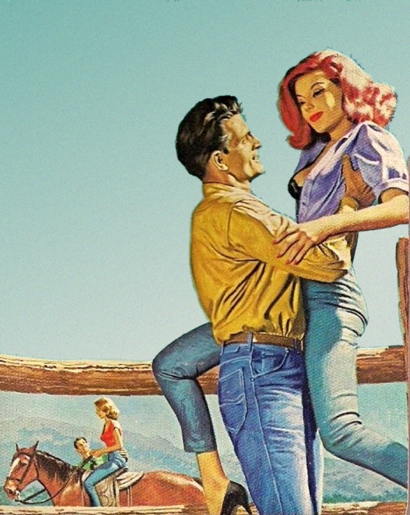 Painting by Unknown Artist
The artwork appeared on the cover of the paperback “Man Handled” by E. L. Scobie in 1963.