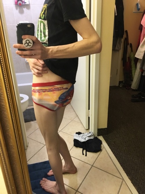 paddedpastrychef:@minimaxkiddo inspired me to pull out my Spider-Man briefs I’ve had for a few years, they still fit this lil guy tho