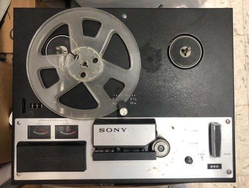 It’s…Artifact Friday!We receive so many old reel-to-reel players, but we need them! AV 