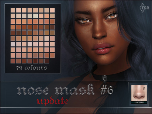 remussirion:Nose mask 06 update (TS4)DOWNLOADHQ compatible (preview taken with HQ mod)custom thumbna