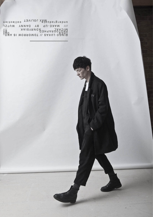 whatisajanis:  Ringo Lukas for Max Jolivet “Undergraduate Collection”