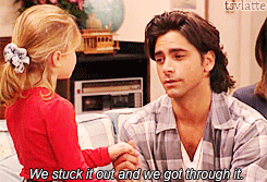 tallskinnyvanillalatte:  The very last scene on Full House 
