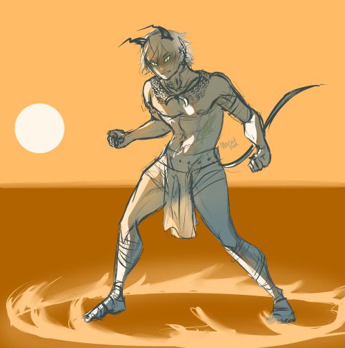 maysoulrose:  Some Egyptian Chat Noir I’ve been wanting to draw Egyptian stuff for ages and then this little dope showed up and here we are 