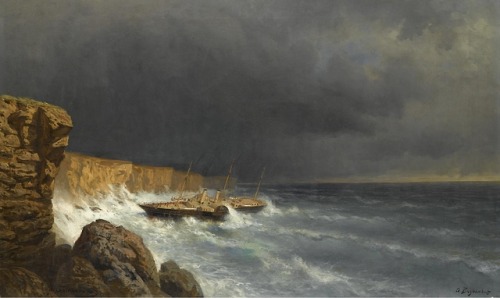 The Wreck of the Livadia, Alexey Bogolyubov, 1878