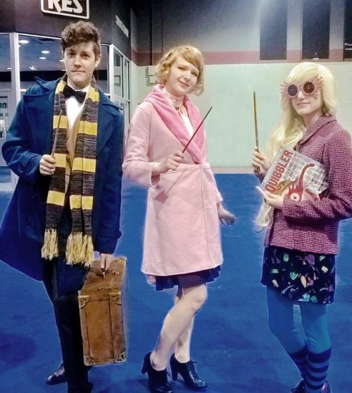 I cosplayed as Luna Lovegood at Anime Central 2017 this past weekend weekend and found Newt Scamande