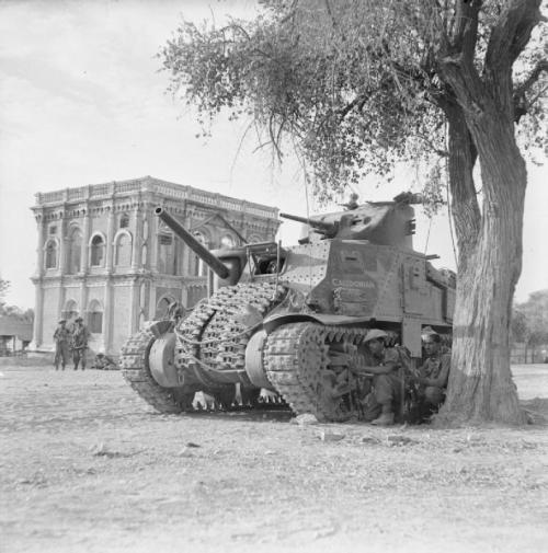 retrowar: A British M3 Grant in Mandalay, Burma (Myanmar), during the Burma Campaign in March 1945.&