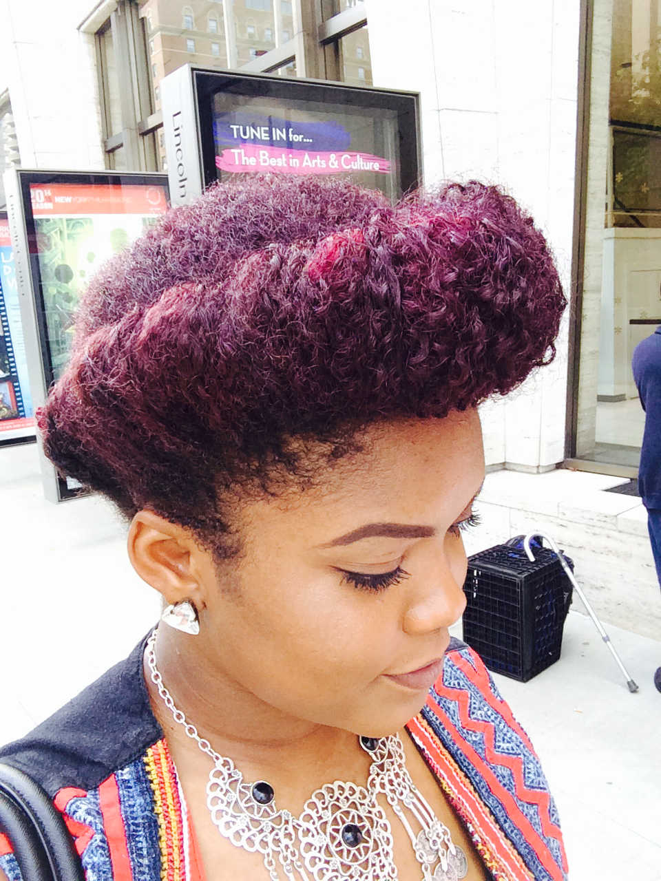 minimarley12:  Hair by Stacey Ciceron from the VIP Tresemme Salon at Mercedes-Benz