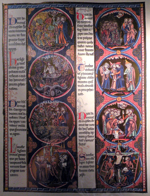 Illustrations from The Bible of St Louis, also called the Rich Bible of Toledo or simply the Toledo 