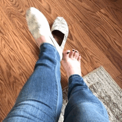 footinmouth:  Sometimes, there’s shoes (sort of)…