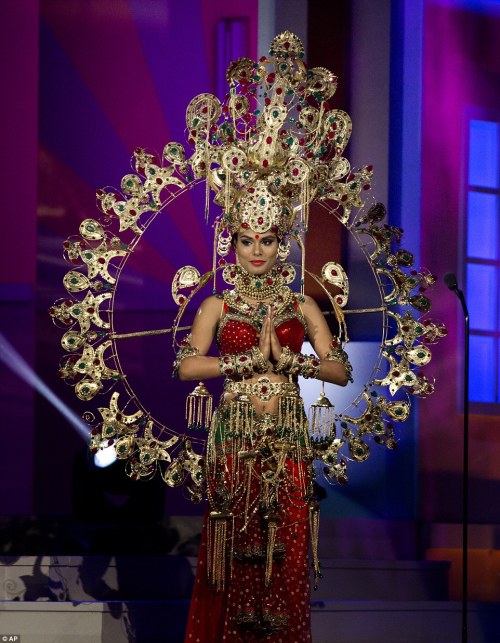 king-of-roses:63rd Miss Universe Costumes: Asia Keiko Tsuji, Japan Ye Bin Yoo, Korea Noyonita Lodh, 
