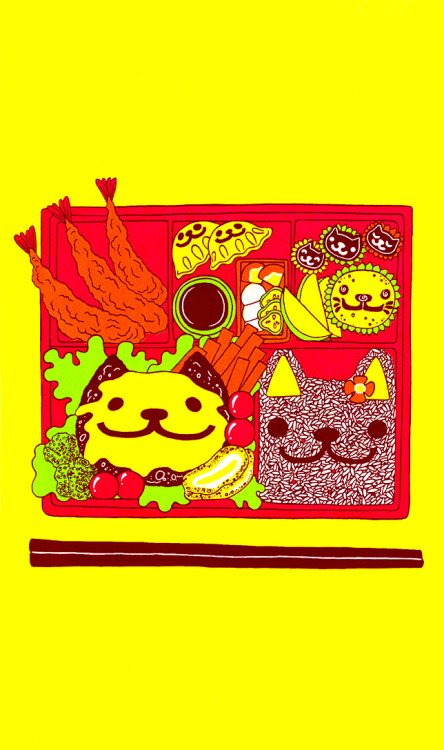autoloot-art: We introduced our Cat Foods screenprint series at our table at the NJ Comic Anime Con,