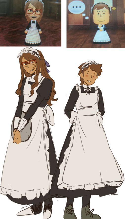 Oh Its Maid Day Huh. Okay As A Treat You Can Have This I Drew A Month Or Two Ago 