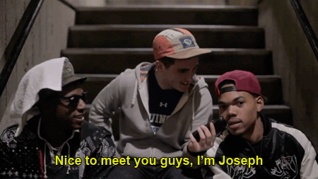 hip-hop-lifestyle:  Joey Bada$$ & Chance the Rapper Interview [x] Interviewer: themostpopularnobody 