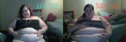 lovemlarge:  I LOVE comparison compositions! That’s a astonishing progress in little over a year 