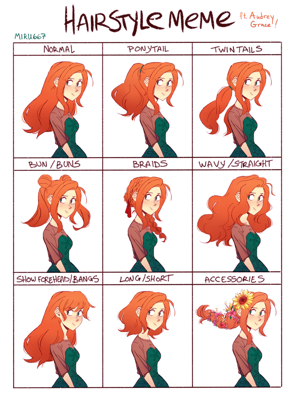 I thneed intervention. — I was asked to do this hairstyle meme for my...