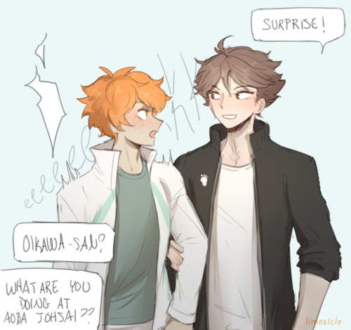 limesicle: Small quick thing for @oihinaweek, day 3: school swap au