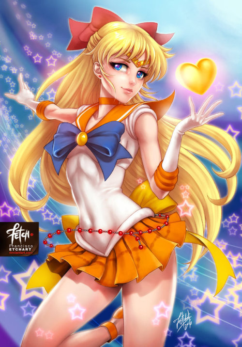 dangerousperfectionparadise:Sailor Venus by FranciscoETCHART.